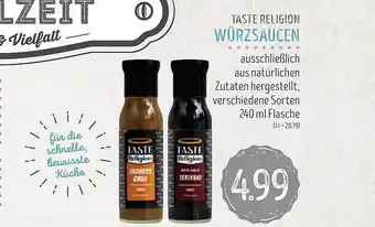 Edeka Struve Taste Religion Würzsaucen Angebot