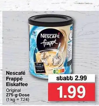 Famila Nord West Nescafé Frappé Eiskaffee Angebot