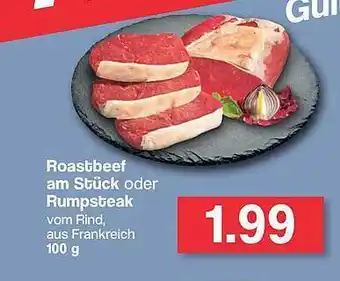 Famila Nord West Roastbeef Am Stück Oder Rumpsteak Angebot