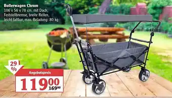 Globus Bollerwagen Chrom Angebot