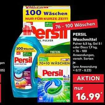 Kaufland Persil Waschmittel Angebot