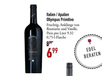 Galeria Markthalle Ollympus Primitivo 750 ml Angebot