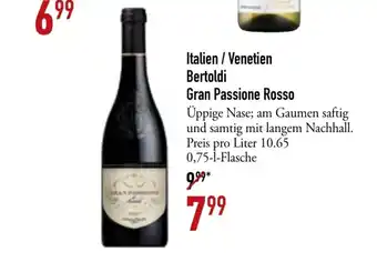 Galeria Markthalle Bertoldi Gran Passione Rosso 750 ml Angebot