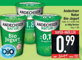 Marktkauf Andechser Natur Bio-Joghurt 500g Becher Angebot