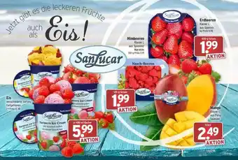 Wasgau Sanlucar Eis, Erdbeeren, Mango Angebot