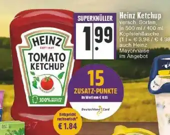 Edeka Heinz Ketchup Angebot