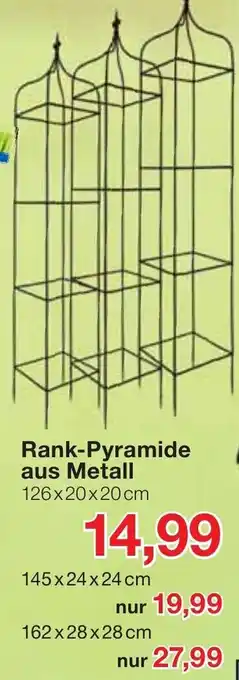 Jawoll Rank Pyramide aus Metall Angebot