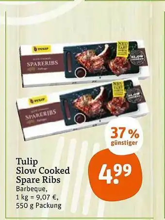 tegut Tulip Slow Cooked Spare Ribs Angebot