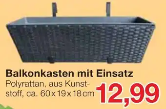 Jawoll Balkonkasten mit Einsatz Angebot