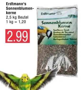 Marktkauf Erdtmann's Sonnenblumen Kerne 2,5kg Beutel Angebot