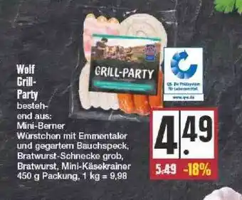 Edeka Wolf Grill Party Angebot