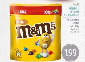 Edeka Struve Mars M&m's Gefüllte Schokolinsen Angebot