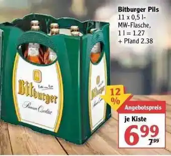 Globus Bitburger Pils Angebot