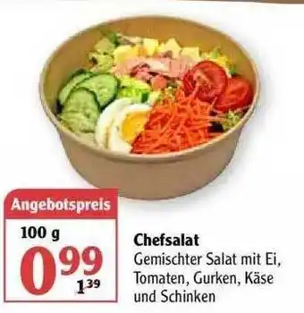 Globus Chefsalat Angebot