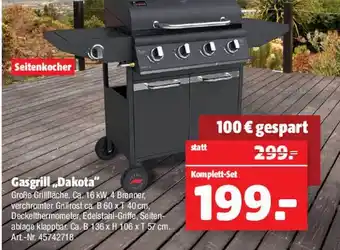 Hagebau Gasgrill „dakota“ Angebot