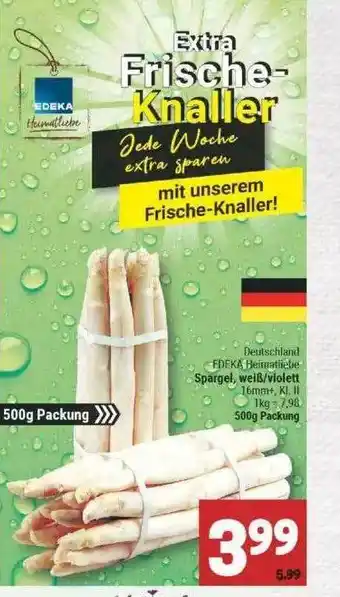 Marktkauf Spargel, Weiß Oder Violett Angebot