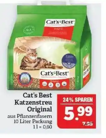 Marktkauf Cat's Best Katzenstreu Original Angebot