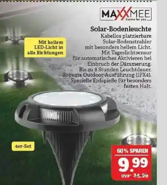 Marktkauf Maxxmee Solar-bodenleuchte Angebot