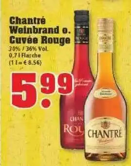 trinkgut Chantré Weinbran Oder Cuvée Rouge Angebot