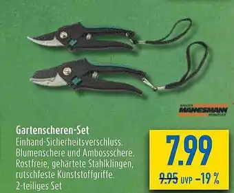 diska Mannesmann Gartenscheren-set Angebot