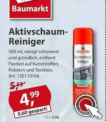 Sonderpreis Baumarkt Aktivschaum-reiniger Angebot