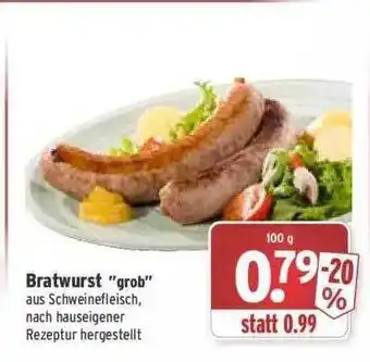 Wasgau Bratwurst ”grob” Angebot