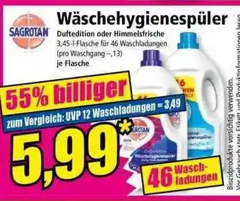 Norma Sagrotan Wäschhygienespüler Angebot