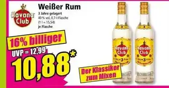 Norma Weißer Rum Havana Club Angebot