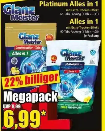 Norma Glanz Meister Platinum Alles In 1 Angebot