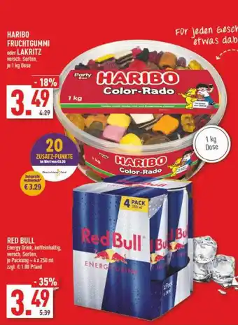 Marktkauf Haribo Fruchtgummi Oder Lakritz Oder Red Bull Energy Drink Angebot