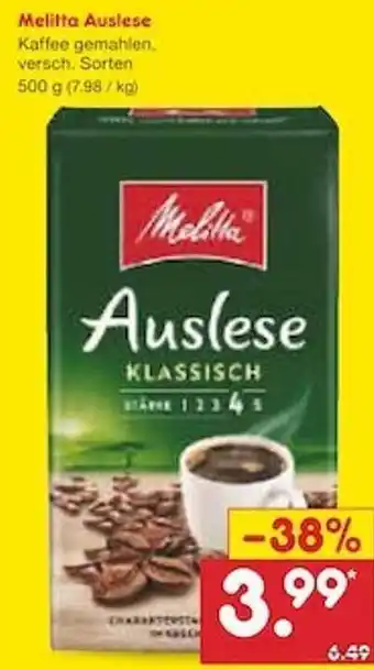 Netto Marken-Discount Melitta Auslese Angebot