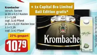 REWE Kaufpark Krombacher Angebot