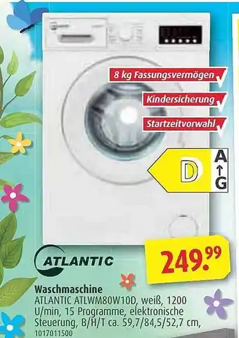 ROLLER Atlantic Waschmaschine Angebot