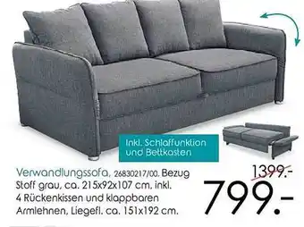 Schaffrath Verwandlungssofa Angebot