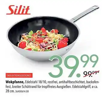 Schaffrath Silit Wokpfanne Angebot