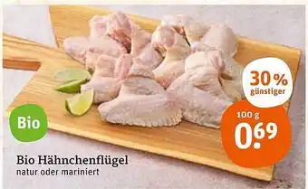 tegut Bio Hähnchenflügel Angebot