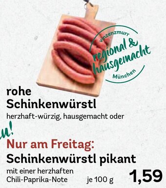 AEZ Rohe Schinkenwürstl Angebot