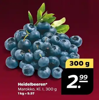 NETTO Heidelbeeren 300 g Angebot