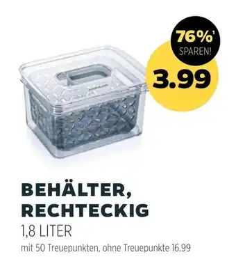 NETTO Behalter, Rechteckig 1,8L Angebot