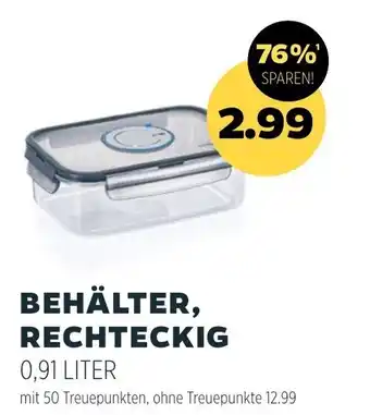 NETTO Behalter, Rechteckig 0,91L Angebot