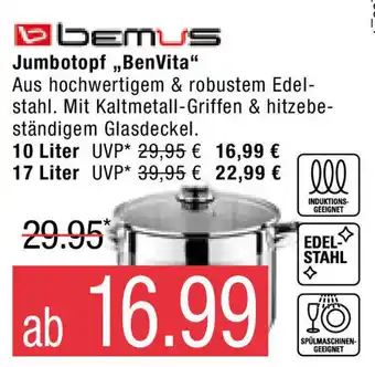 Marktkauf bemus Jumbotopf ,,BenVita" Angebot