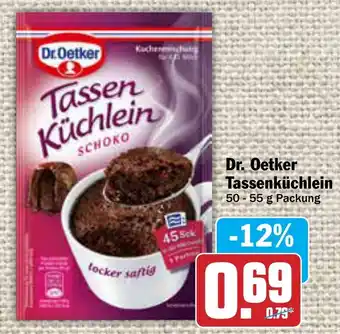 AEZ Dr. Oetker Tassenküchlein 50-55g Packung Angebot