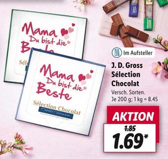 Lidl J. d. gross sélection chocolat Angebot