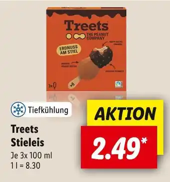 Lidl Treets stieleis Angebot