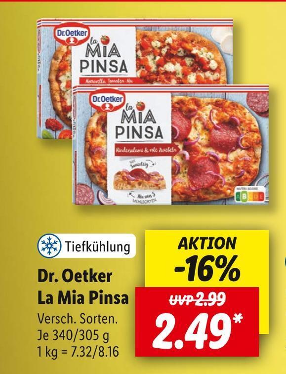 Dr. oetker la mia pinsa Angebot bei Lidl