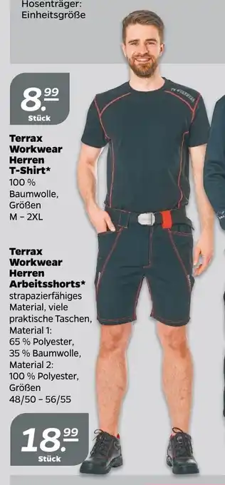 NETTO Terrax Workwear Herren T-Shirt M-2XL Angebot