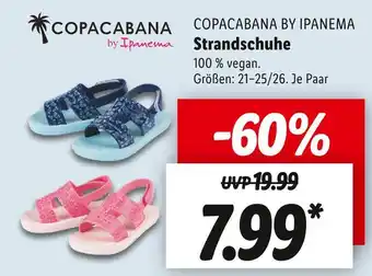 Lidl Copacabana by ipanema strandschuhe Angebot