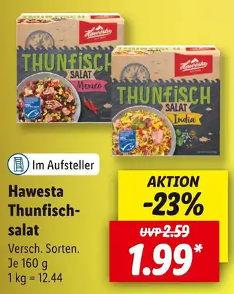 Lidl Hawesta thunfischsalat Angebot