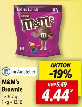 Lidl M&m‘s brownie Angebot