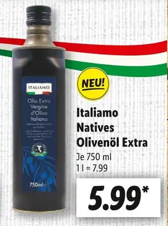 Lidl Italiamo natives olivenöl extra Angebot